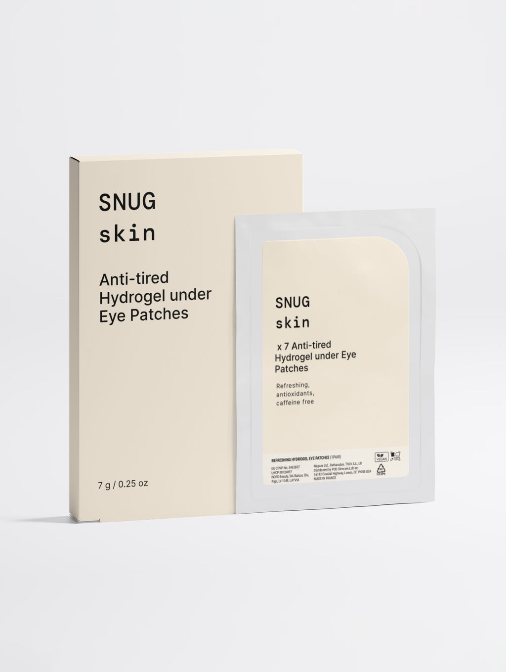 Anti-Fatigue Hydrogel Eye Patches